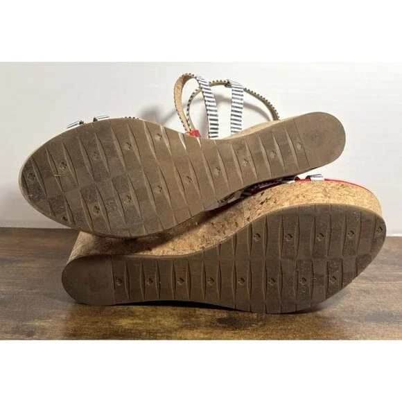 Kate Spade Tropez Wedge Heel Sandals Size 10M - Picture 11 of 12